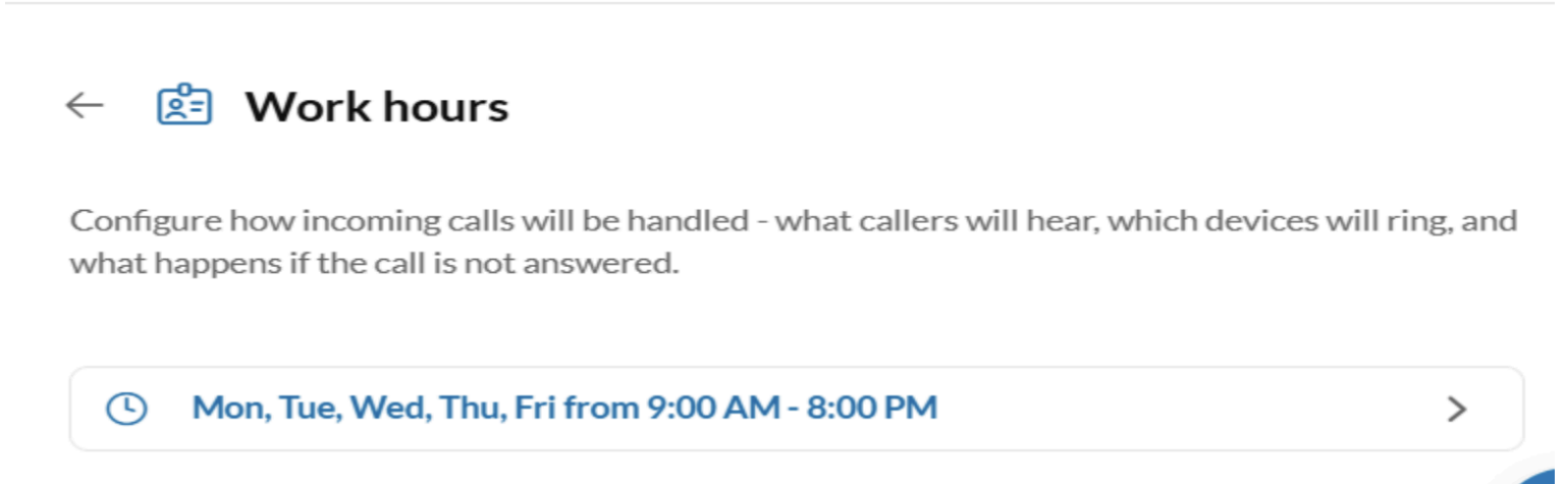 Work Hours